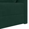 vidaXL Sof&aacute;-cama de piso 200cm Verde oscuro Terciopelo