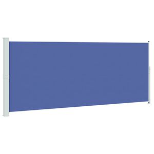 vidaXL Toldo lateral retr&aacute;ctil para patio azul 200x500 cm