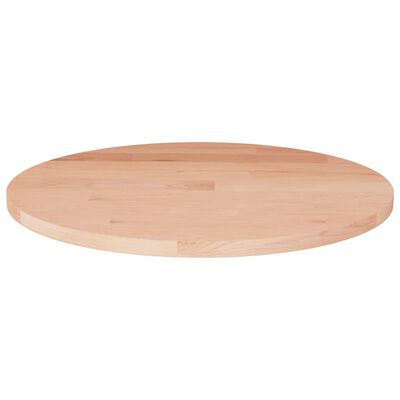 vidaXL Superficie de mesa redonda madera de roble sin tratar Ø40x1,5cm