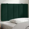 vidaXL Cabecero de cama acolchado Hanko terciopelo verde oscuro 80 cm