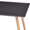 vidaXL Mesa de comedor MDF gris y color roble 120x60x74 cm