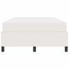 vidaXL Estructura de cama con colch&oacute;n Crema 120 x 190 cm tela