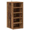vidaXL Armario Zapatero 32 x 35 x 70 cm Madera envejecida