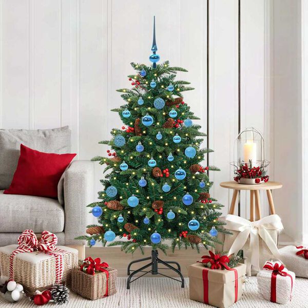 vidaXL &Aacute;rbol de Navidad artificial Verde 150 cm PVC, Metal y Pl&aacute;stico