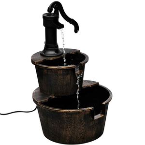 vidaXL Fuente con dise&ntilde;o de bomba de pozo