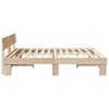 vidaXL Estructura de cama Natural 180 x 200 cm Madera de pino macizo