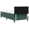 vidaXL Cama tipo Box Spring Verde oscuro 90 x 200 cm Terciopelo