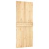 vidaXL Puerta NARVIK Natural 85 x 210 cm Madera de Pino S&oacute;lido
