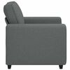 vidaXL Sillón Sofá Tela Gris Oscuro 60 cm