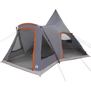 vidaXL Tienda tipi con techo Gris y naranja 545 x 450 x 295 cm
