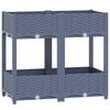 vidaXL Arriate 80x40x71 cm polipropileno