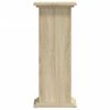 vidaXL Soportes de plantas madera ingenier&iacute;a roble Sonoma 33x33x80 cm