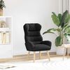 vidaXL sill&oacute;n Negro 69 x 74 x 93 cm Tela Sherpa