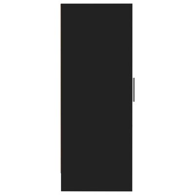 vidaXL Mueble zapatero de aglomerado negro 32x35x92 cm