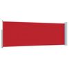 vidaXL Toldo lateral retráctil de jardín rojo 100x300 cm