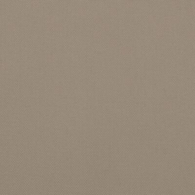 vidaXL Cojín de banco de jardín tela Oxford gris taupé 110x50x7 cm