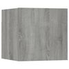 vidaXL Mueble de pared para TV madera contrachapada gris sonoma