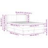 vidaXL Estructura de cama Gris Claro 140 x 200 cm Terciopelo