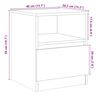 vidaXL Mesitas noche 2 uds madera ingenier&iacute;a roble artisan 40x40x50 cm