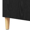 vidaXL Aparador Roble Negro 57 x 35 x 89.5 cm Madera de ingenier&iacute;a