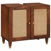 vidaXL Mueble de lavabo Marr&oacute;n 62 x 33 x 58 cm Madera de ingenier&iacute;a
