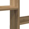 vidaXL Estante cubo de pared 5 compartimentos madera roble artisan