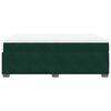 vidaXL Cama box spring con colch&oacute;n terciopelo verde oscuro 160x200 cm