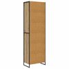 vidaXL Gabinetes Altos 2 pcs Roble Artesanal 60 x 36 x 200 cm