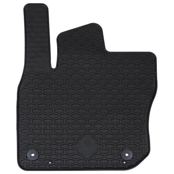 vidaXL Alfombrilla de Coche 4 pcs Negro VW TIGUAN TDI Goma