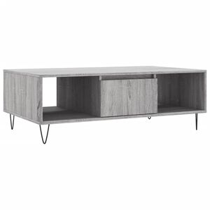 vidaXL Mesa de centro madera de ingenier&iacute;a gris Sonoma 104x60x35 cm
