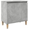 vidaXL Mueble de lavabo madera contrachapada gris hormig&oacute;n 58x33x60cm