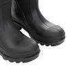 vidaXL Botas de agua negro n&uacute;mero 38 PVC