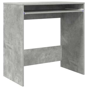 vidaXL Escritorio Gris Concreto Madera de ingenier&iacute;a 77.5 x 43 x 79 cm
