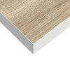 vidaXL Estante flotante de pared blanco y roble MDF 90x23,5x3,8 cm