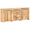 vidaXL Aparador con 3 cajones y 4 puertas madera maciza de mango