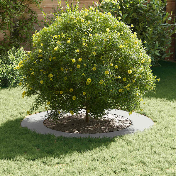 vidaXL adecuado para Anillo de &Aacute;rbol Plano &Oslash;60 / 90 cm Acero