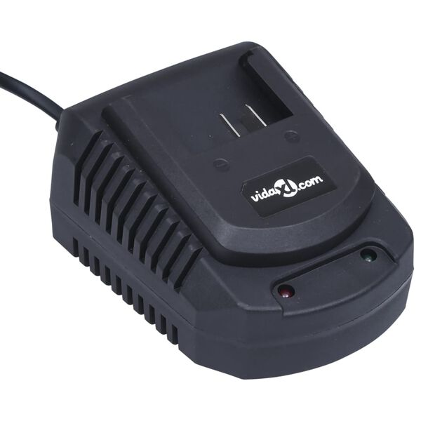 vidaXL Cargador r&aacute;pido individual para bater&iacute;as de ion-litio 20 V