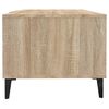 vidaXL Mesa de centro madera contrachapada roble sonoma 102x50x40 cm