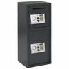 vidaXL Caja fuerte digital Gris oscuro 35 x 31 x 80 cm Acero