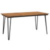 vidaXL Mesa de jard&iacute;n con patas en U madera maciza acacia 160x80x75 cm