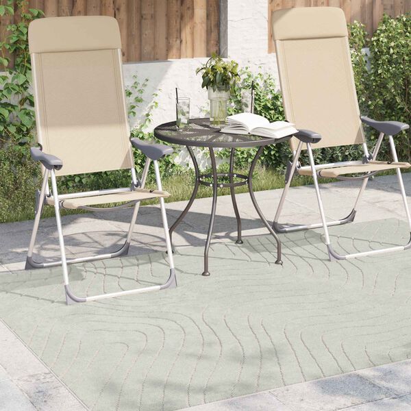 vidaXL Alfombras de &aacute;rea PALMERAS Verde 230 x 160 cm Poli&eacute;ster