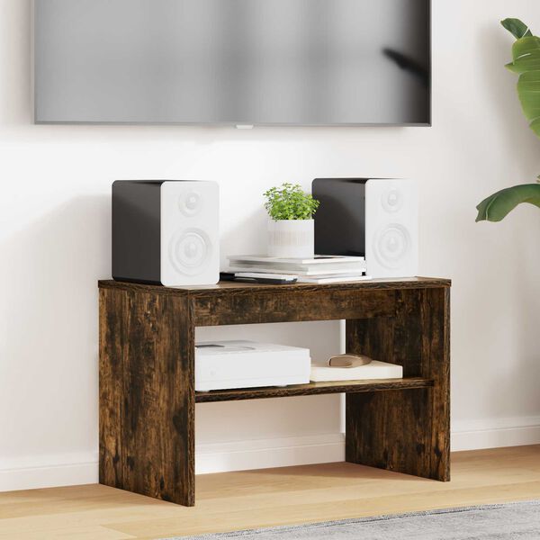 vidaXL Mueble de TV Roble ahumado 60 x 35 x 40 cm Madera de ingenier&iacute;a