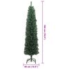 vidaXL Árbol de Navidad artificial Verde 180 cm PVC, Acero y Plástico