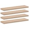 vidaXL Estantes flotantes 4 uds madera de ingenier&iacute;a 90x23,5x4 cm