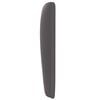 vidaXL Oreja de cabecero Gris Tenue 80 x 23 x 6 cm PVC