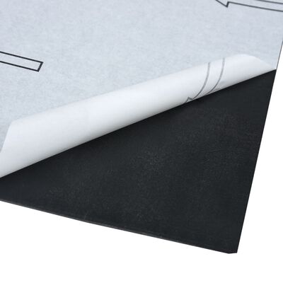 vidaXL Tarimas autoadhesivas 20 piezas PVC 1,86 m² mármol negro