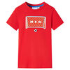 Camiseta infantil rojo 116