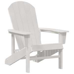 vidaXL Silla Adirondack 82 x 74 x 92 cm HDPE