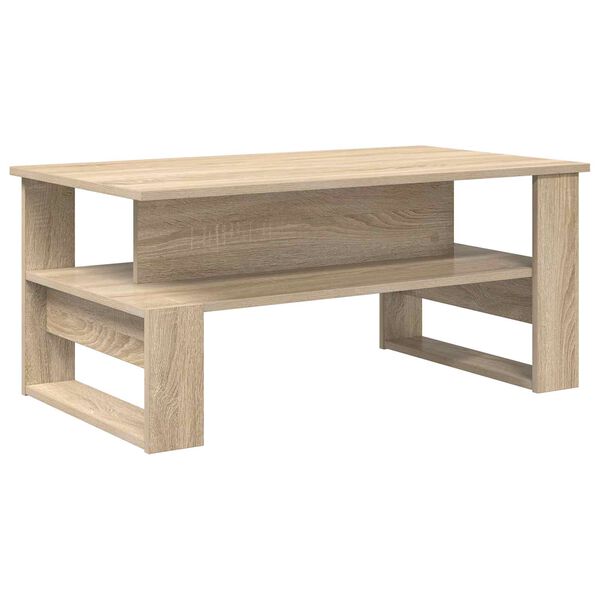 vidaXL Mesa de Caf&eacute; Roble Sonoma 90 x 50 x 40 cm Madera de ingenier&iacute;a