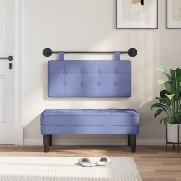 vidaXL Cabecera Colgante Montaje en la pared tela